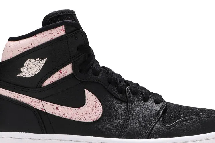 Air Jordan Wmns Air Jordan 1 Retro High 'Silt Red', black