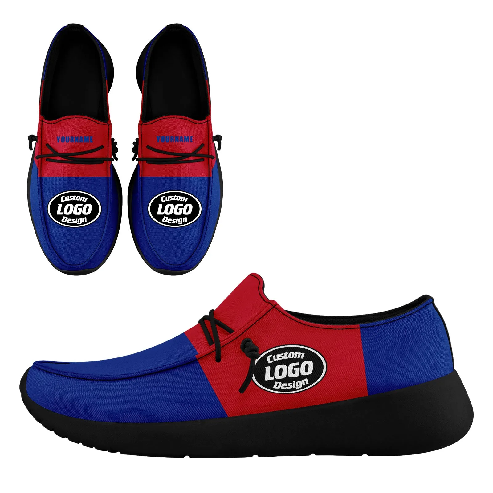 Custom Blue Red Buffalo Jacket and Sports Shoes Combo Offer Personalized Combo ZH-D020294-4