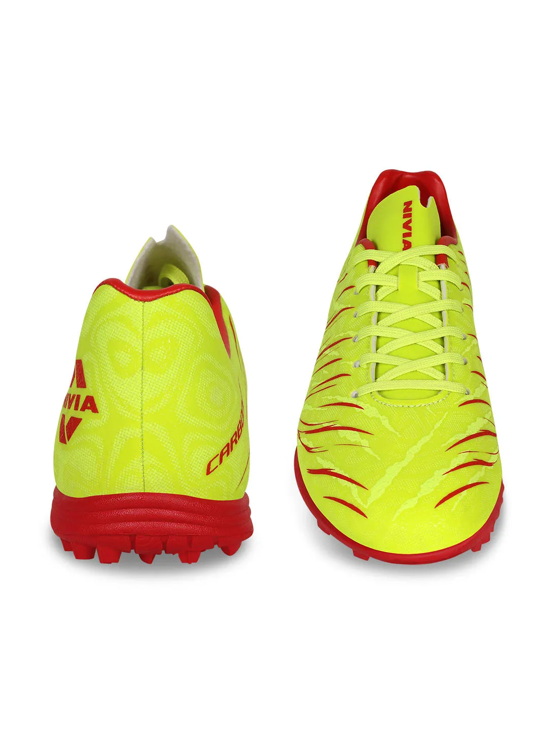 Nivia Carbonite 6.0 Turf Shoes For Men. (Sulphur Green)