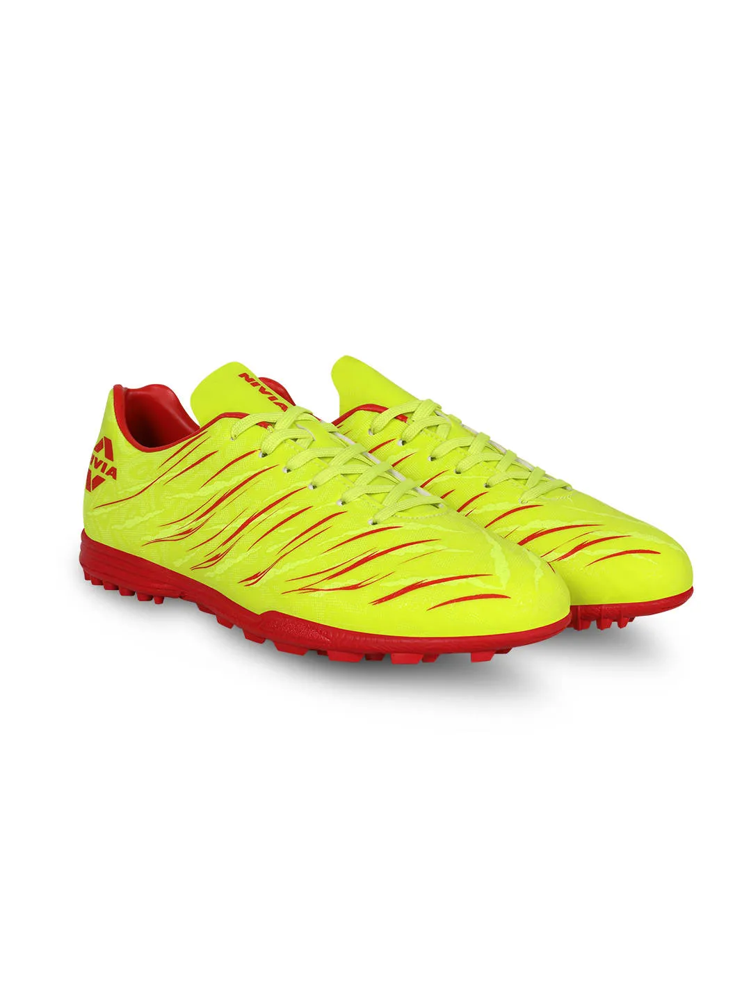 Nivia Carbonite 6.0 Turf Shoes For Men. (Sulphur Green)